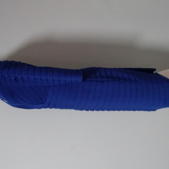 ADRIANNA PAPELL ROYAL BLUE DRESS - Picture 4 of 9